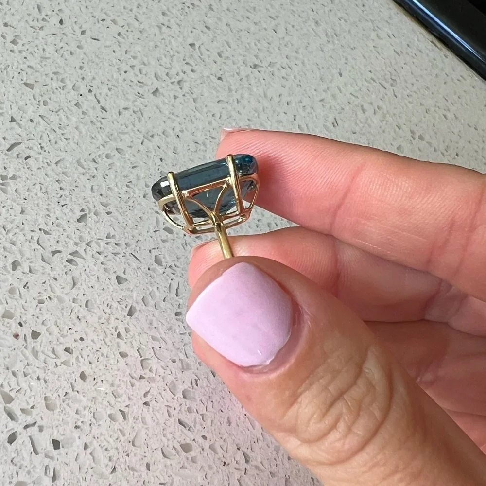 EFFY BLUE TOPAZ RING - Picture 6 of 10